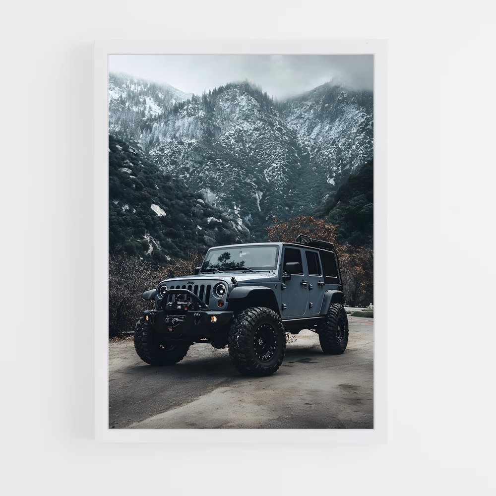 Poster Aventure Montana – affiche Jeep (vue 3)